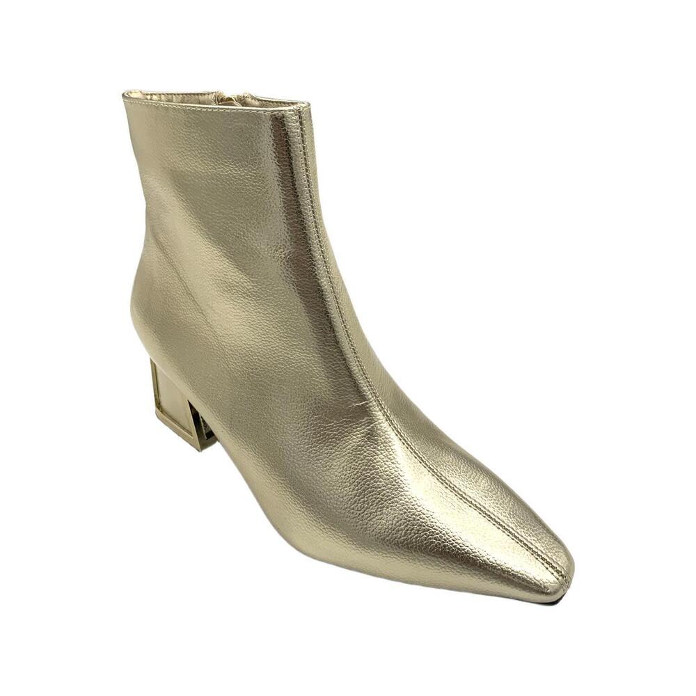 Ninety Union Women's Brooke Heeled Ankle Boots Gold - Medium